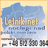 Oferta na wczasy nad morzem www.letnik.net